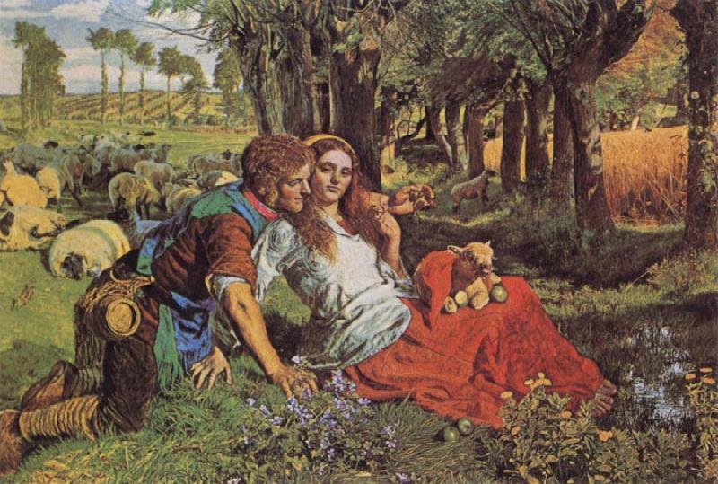 William Holman Hunt The Hireling Shepherd Germany oil painting art